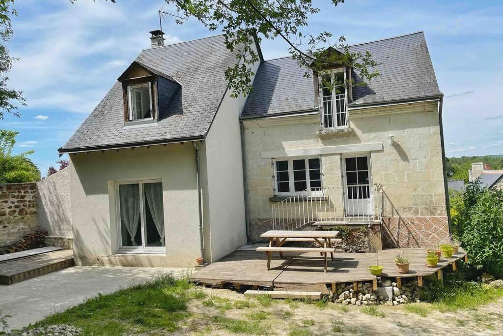 Villa Au Bois de la Belle. à Rigny-Ussé Extérieur photo
